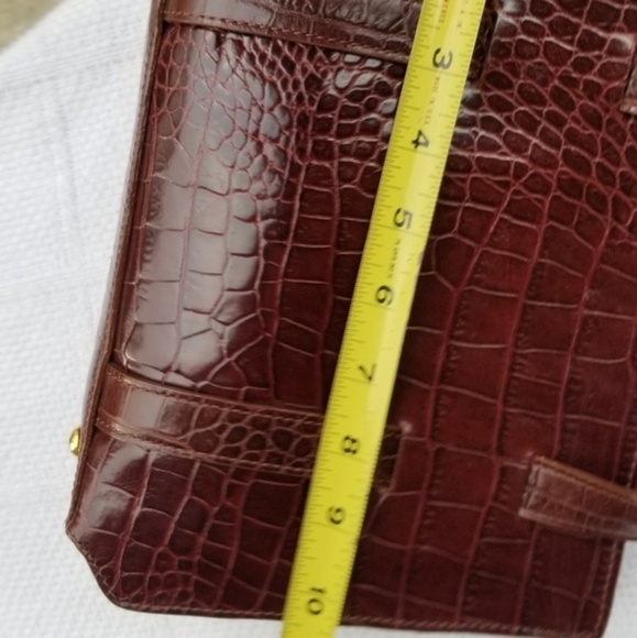 Claudia Barnes Vintage embossed leather bag - Picture 5 of 12